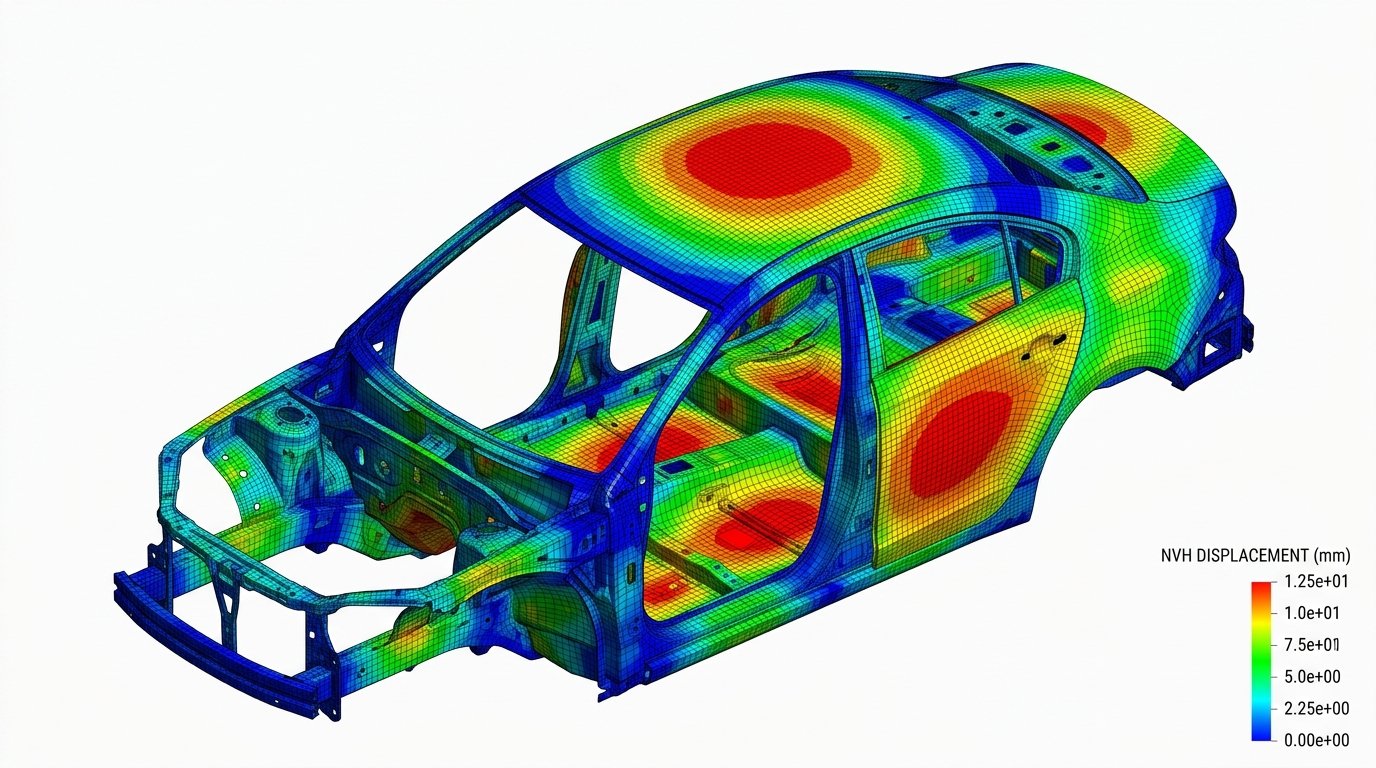 NVH Car Body CAE Simulation